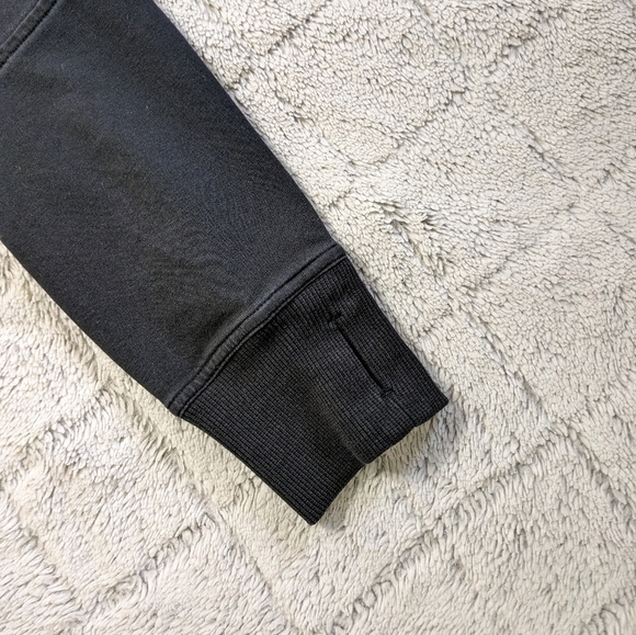 Lululemon Jacket Women's 6 Black Hood Full Zip Luon Back Vent Mesh Thumbholes - Picture 8 of 10